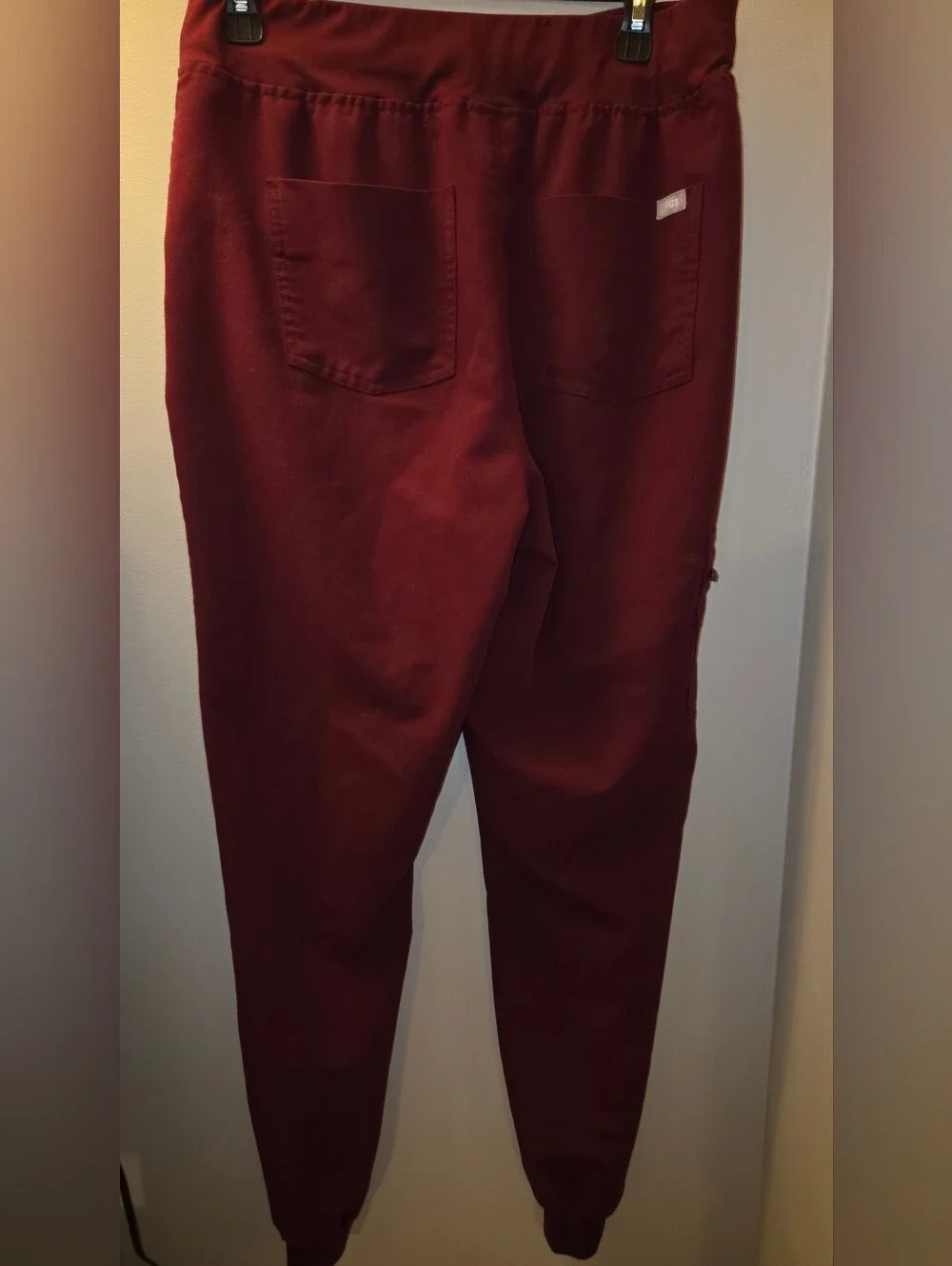 Figs Technical Collection Burgundy Scrub Pants Men's Tansen Jogger Medium Tall